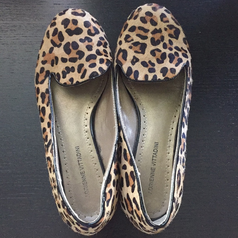 Animal print flats